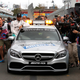The same dude who was on pole for much of last year takes a victory ride through pit lane after scoring pole today. Photo credit: AP Images